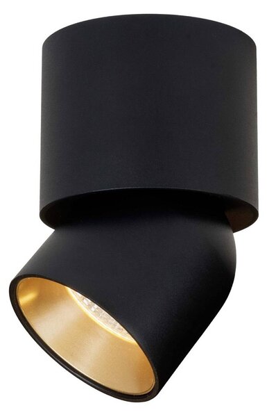 The Light Group Faretto da soffitto LED SLC CUP, nero/oro, 927, Ø 7,5 cm, dimmerabile, Nero, Soggiorno / Sala da pranzo, Alluminio, Moderno, Downlight