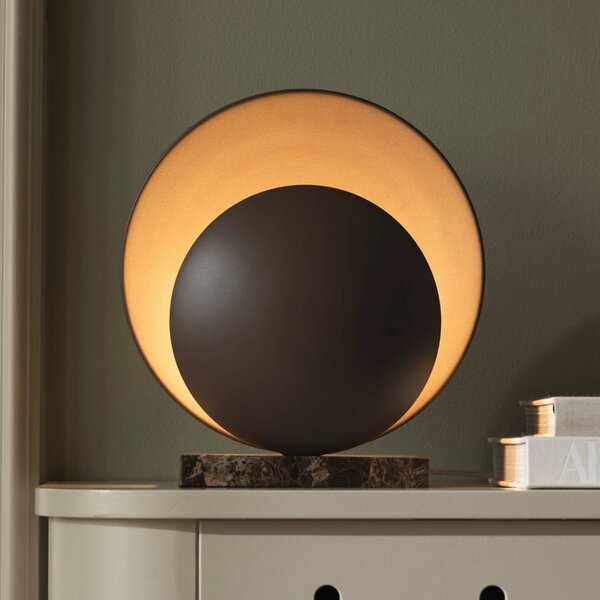 Globen Lighting Lampada da tavolo Orbit, Marrone / Ruggine, Soggiorno / Sala da pranzo, Metallo, Design, Lampada da tavolo