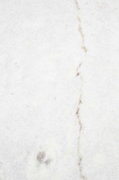 Tavolino da salotto rotondo bianco/dorato con piano in marmo ø 70 cm Timpa – White Label