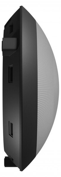 Plafoniera rotonda per esterni E27 IP65 Ø30 cm - Nera