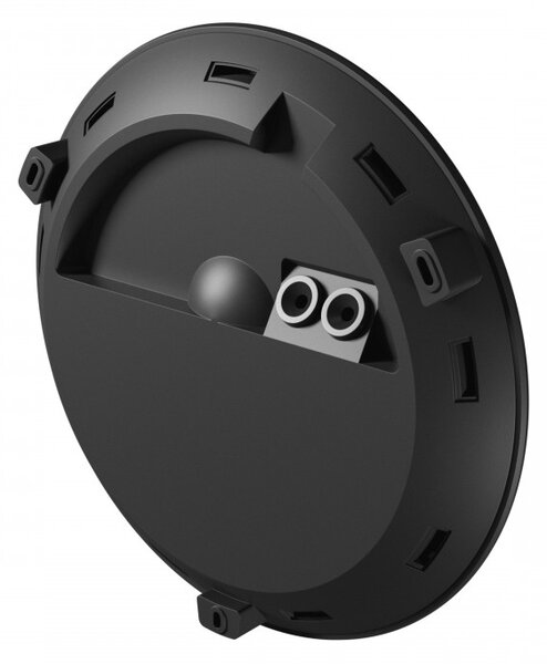 Plafoniera rotonda per esterni E27 IP65 Ø30 cm - Nera