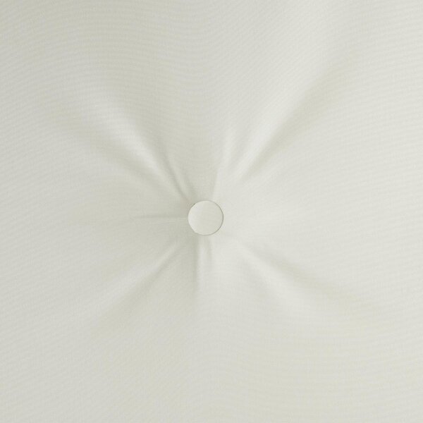 VivaGarden Dondolo da Giardino 3 Posti Reclinabile a Letto con Tettuccio Parasole in Metallo/Poliestere Dimensioni 195x117x175 cm colore Crema/Nero