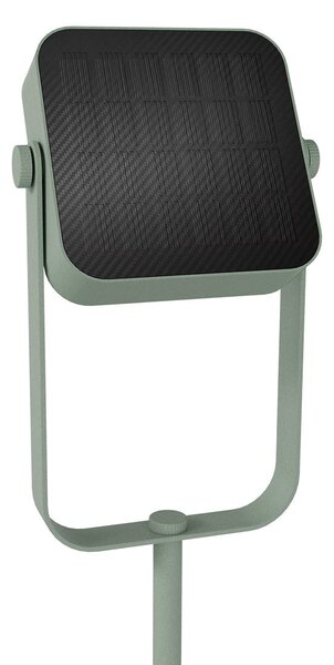 Piantana Solare in alluminio 120cm Ricaricabile USB-C - Verde Pastello Colore Bianco Naturale 4.000K