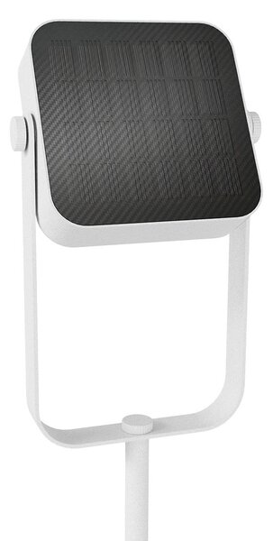 Piantana Solare in alluminio 120cm Ricaricabile USB-C - Bianca Colore Bianco Naturale 4.000K