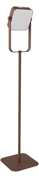 Piantana Solare in alluminio 120cm Ricaricabile USB-C - Corten Colore Bianco Naturale 4.000K