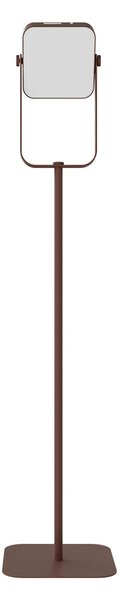 Piantana Solare in alluminio 120cm Ricaricabile USB-C - Corten Colore Bianco Naturale 4.000K
