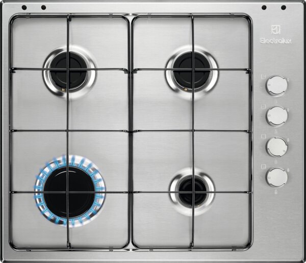 Electrolux EGS6404SX Piano Cottura 4 Fuochi a Gas 60 cm colore Inox
