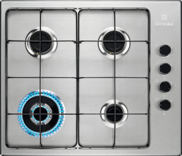 Electrolux EGS6414X Piano Cottura 4 Fuochi a Gas 60 cm colore Inox