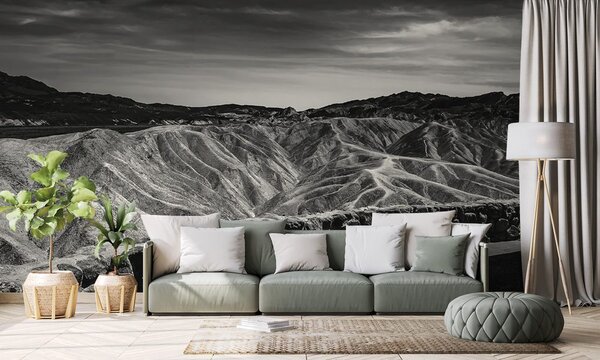 Fotomurale – Parco Nazionale Death Valley in bianco e nero