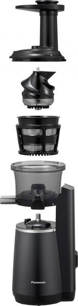 Panasonic Estrattore di Succo Frutta e Verdura Potenza 150 watt colore Nero - MJ-L501KXE