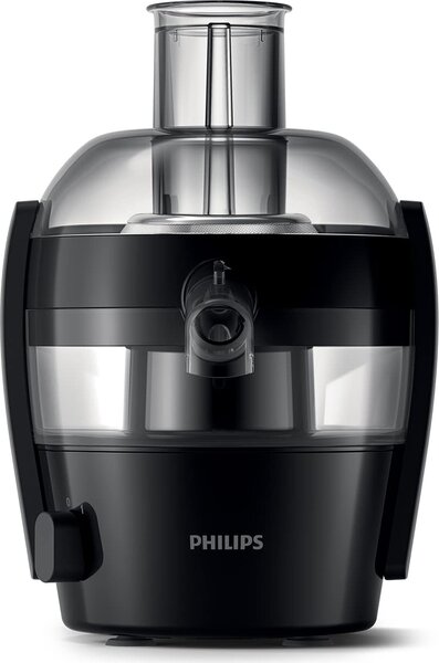 Philips Estrattore di Succo Frutta e Verdura Potenza 500 watt Capacit succo 500 ml colore Nero - HR1832/00 Viva Collection