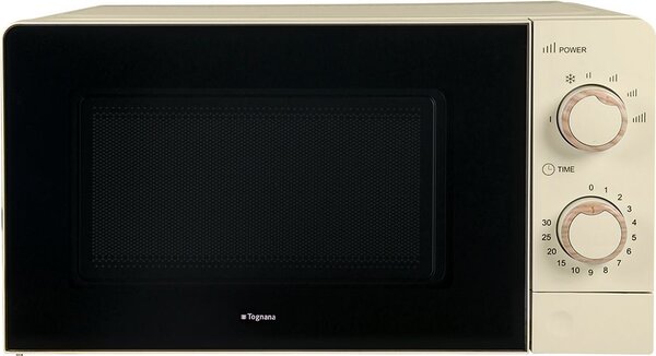 Tognana Forno a Microonde Combinato 20 Litri Potenza 1100W Champagne con Grill in Acciaio Vetro colore Beige - D2DFM02IRCH