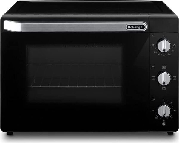 De Longhi Forno Elettrico Fornetto con Grill, Capacit 40 Litri, Potenza 2000 Watt, 5 livelli di Cottura, Include Teglia, Griglia e Pinza, colore N
