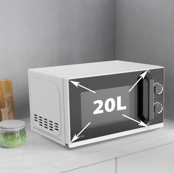 Toshiba Forno a Microonde Combinato con Grill Capacit 26 Litri Potenza 900W colore Bianco - MW3-MM20PF(WH)