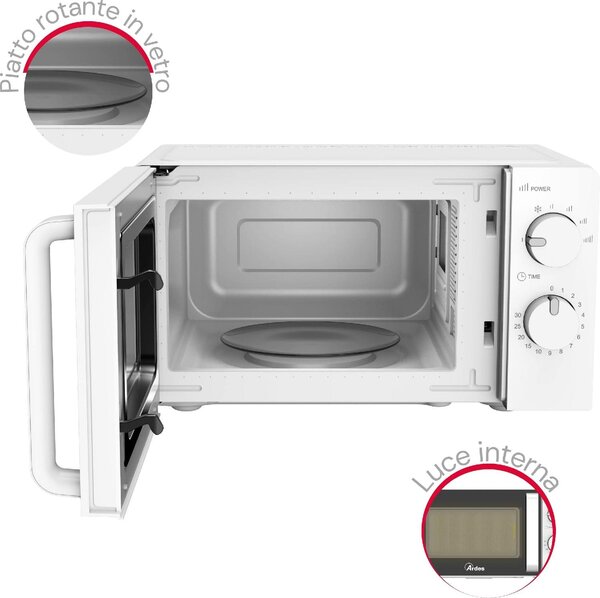 Ardes Forno Microonde Capacit 20 Litri Potenza 1100 Watt - Ar6520