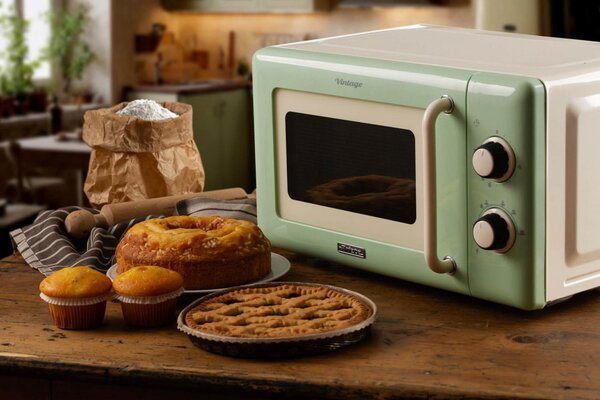 Ariete Forno Microonde Capacit 20 Litri Potenza 800 Watt Linea Vintage colore Verde - ARI3960/04