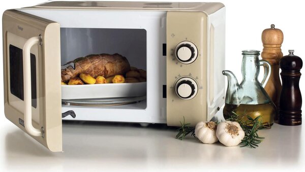 Ariete Forno Microonde Capacit 20 Litri Potenza 800 Watt Linea Vintage colore Beige - ARI3960/03