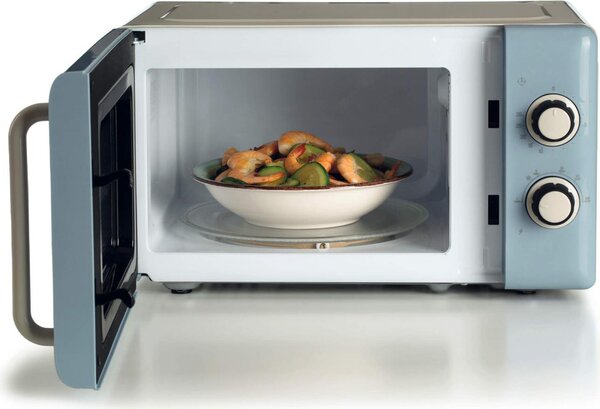 Ariete Forno Microonde Capacit 20 Litri Potenza 800 Watt Linea Vintage colore Celeste - ARI3960/05