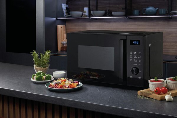 Hisense Forno Microonde Capacit 23 Litri Potenza 800 Watt Funzione Scongelamento colore Nero - H23MOBSD1H