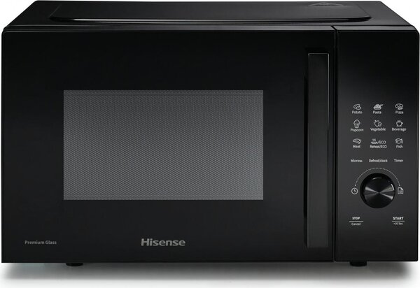 Hisense Forno Microonde Capacit 23 Litri Potenza 800 Watt Funzione Scongelamento colore Nero - H23MOBSD1H