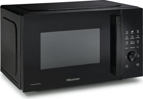 Hisense Forno Microonde Capacit 23 Litri Potenza 800 Watt Funzione Scongelamento colore Nero - H23MOBSD1H