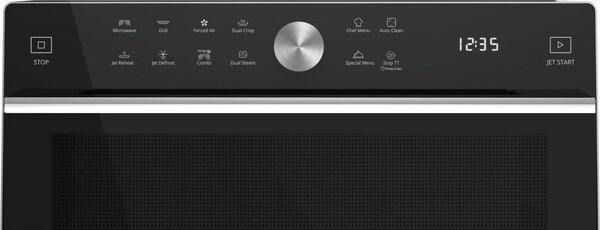 Whirlpool Forno Microonde combinato 33 Litri Potenza 900 Watt con Manopola e controlli Touch colore Nero e Argento - MWSC 933 SB