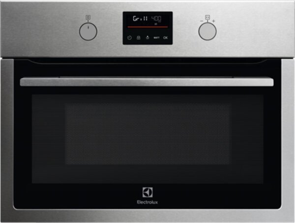 Electrolux Forno Microonde Combinato con Grill 42 Litri Potenza 1000W Ventilato colore Inox/Nero Serie 600 - KOMFE46X