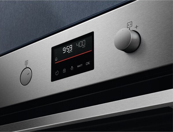Electrolux Forno Microonde Combinato con Grill 42 Litri Potenza 1000W Ventilato colore Inox/Nero Serie 600 - KOMFE46X