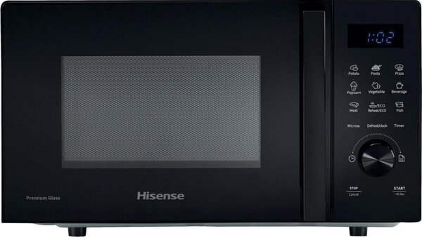 Hisense Forno Microonde combinato Capacit 20 Litri Potenza 700 Watt Nero - H20MOBSD1H