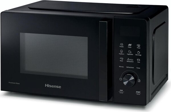 Hisense Forno Microonde combinato Capacit 20 Litri Potenza 700 Watt Nero - H20MOBSD1H