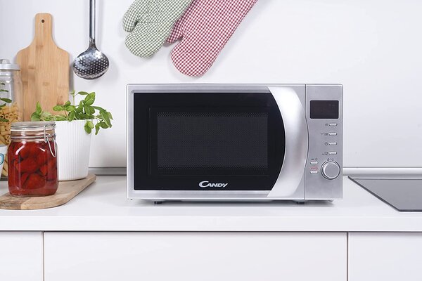 Candy Forno Microonde Combinato con Grill Capacit 20 Litri Potenza 700 Watt colore Argento - CMG2071DS