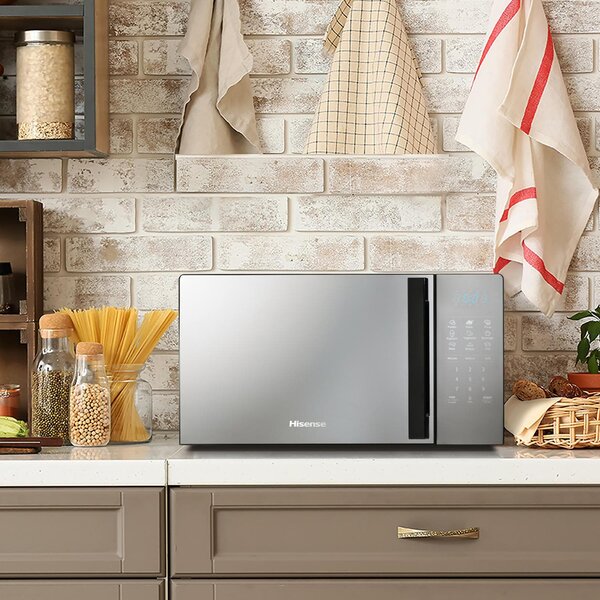 Hisense Forno Microonde Combinato con Grill Capacit 20 Litri Potenza 700 Watt colore Argento - H20MOMBS4
