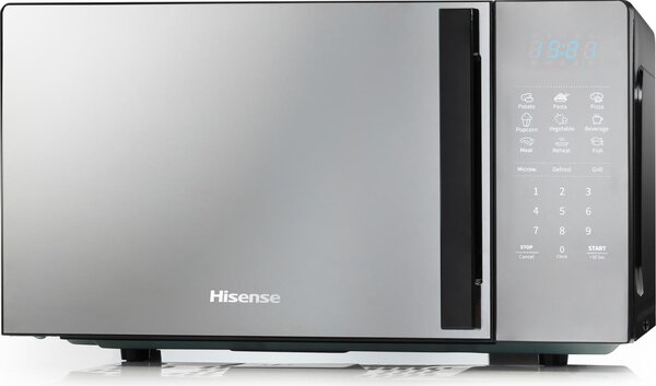 Hisense Forno Microonde Combinato con Grill Capacit 20 Litri Potenza 700 Watt colore Argento - H20MOMBS4