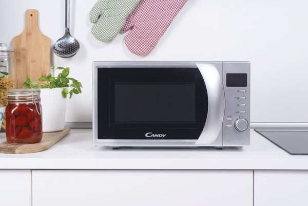 Candy Forno Microonde Combinato con Grill Capacit 20 Litri Potenza 700 Watt colore Argento - CMG2071DS