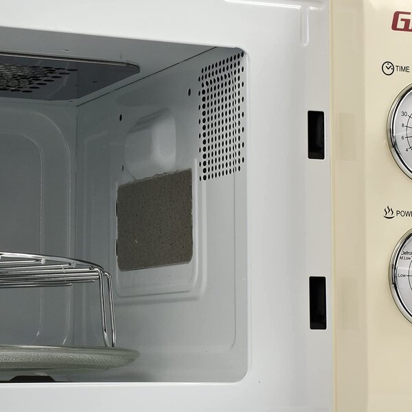 Girmi Forno Microonde Combinato con Grill Capacit 20 Litri Potenza 700 Watt colore Beige - FM2105 Vintage