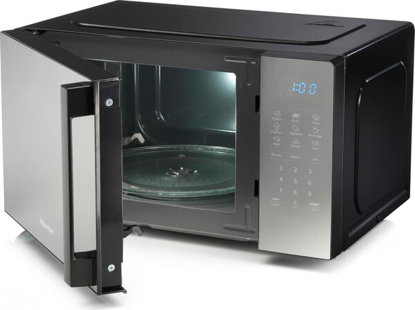 Hisense Forno Microonde Combinato con Grill Capacit 20 Litri Potenza 700 Watt colore Argento - H20MOMBS4