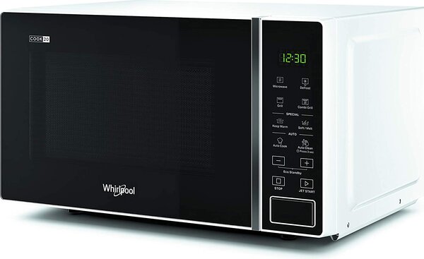 Whirlpool Forno Microonde Combinato con Grill Capacit 20 Litri Potenza 700 Watt colore Bianco - MWP 203 W