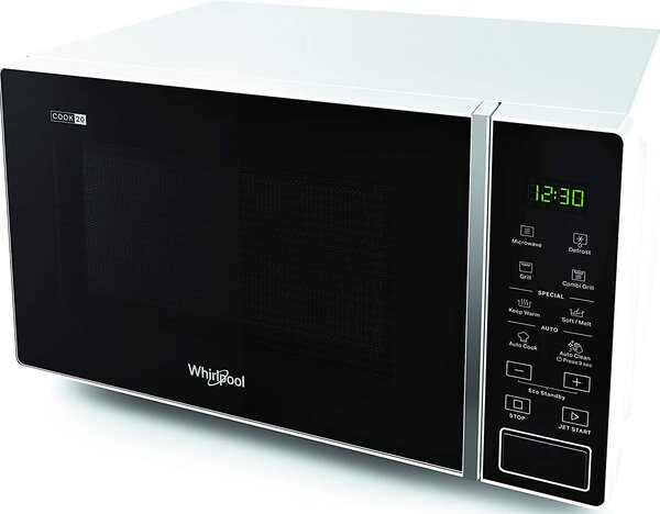 Whirlpool Forno Microonde Combinato con Grill Capacit 20 Litri Potenza 700 Watt colore Bianco - MWP 203 W
