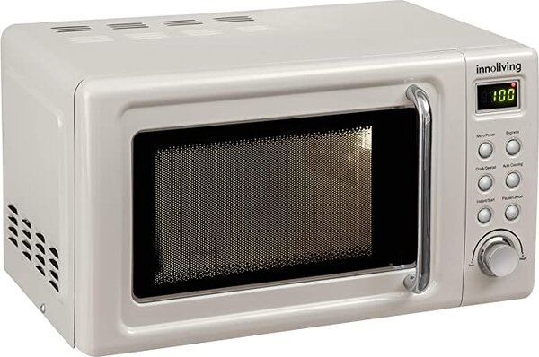 INNOLIVING Forno Microonde Combinato con Grill Capacit 20 Litri Potenza 700 Watt colore Beige - INN861B