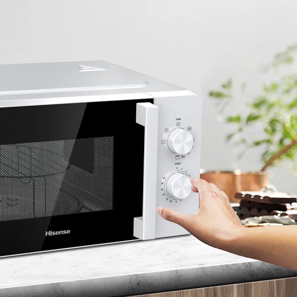 Hisense Forno Microonde Combinato con Grill Capacit 20 Litri Potenza 700 Watt colore Bianco - H20MOWP1HG