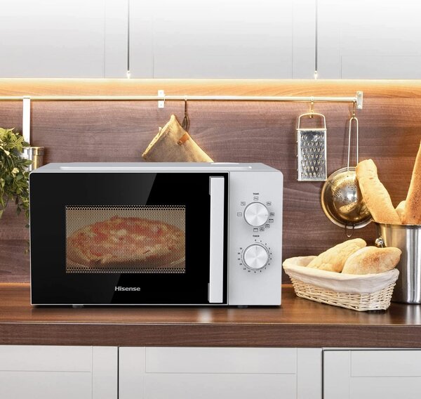Hisense Forno Microonde Combinato con Grill Capacit 20 Litri Potenza 700 Watt colore Bianco - H20MOWP1HG