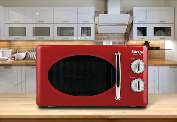 Girmi Forno Microonde Combinato con Grill Capacit 20 Litri Potenza 700 Watt colore Rosso - FM2102