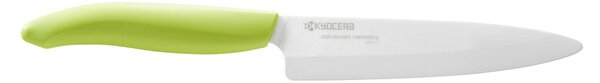 Coltello Kyocera Gen lame in Ceramica Bianca, 13 cm Multiply, Verde, Lama 13 cm � - Multiuso - Maniglia soft-touch colore Verde