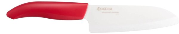 Coltello Kyocera Gen lame extra larga in Ceramica Bianca, 14 cm Multiply, Rosso, Lama 14 cm � - Multiuso - Maniglia soft-touch colore Rosso