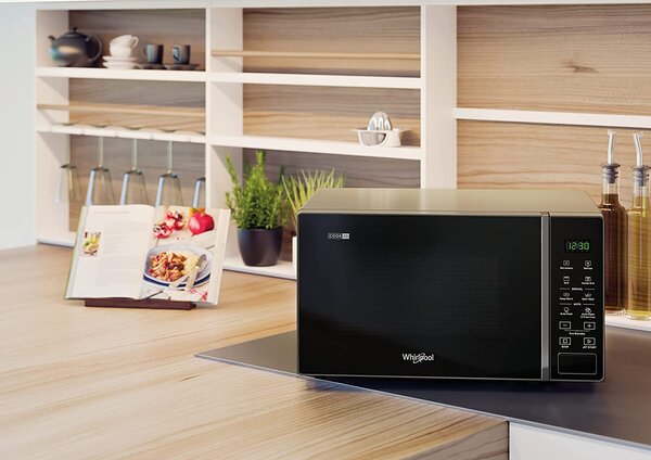 Whirlpool Forno Microonde Combinato con Grill Capacit 20 Litri Potenza 700 Watt colore Silver Black - MWP 203 SB