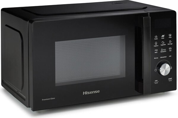 Hisense Forno Microonde Combinato con Grill Capacit 20 Litri Potenza 700 Watt Display LED colore Nero - H20MOBSD1HG