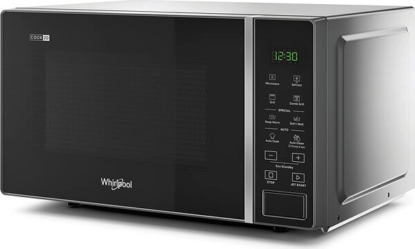 Whirlpool Forno Microonde Combinato con Grill Capacit 20 Litri Potenza 700 Watt colore Silver Black - MWP 203 SB