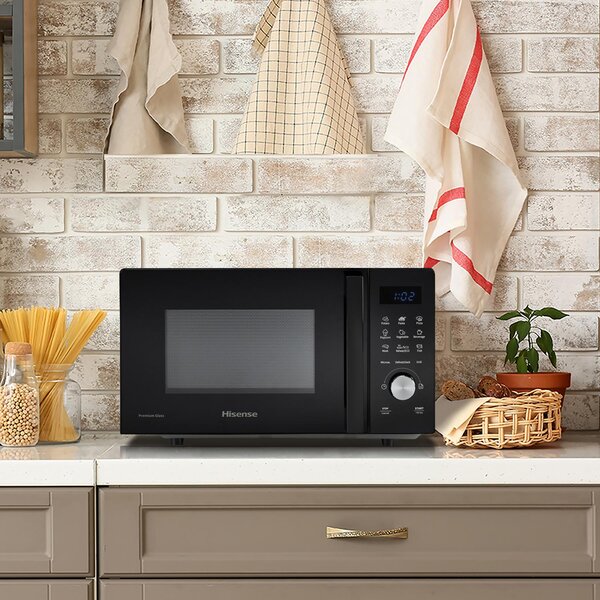 Hisense Forno Microonde Combinato con Grill Capacit 20 Litri Potenza 700 Watt Display LED colore Nero - H20MOBSD1HG