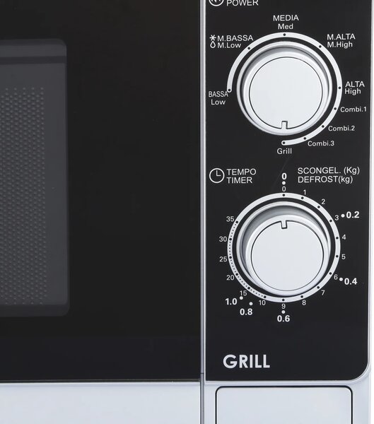 Sharp Forno Microonde Combinato con Grill Capacit 20 Litri Potenza 800 Watt colore Nero - R-600WW