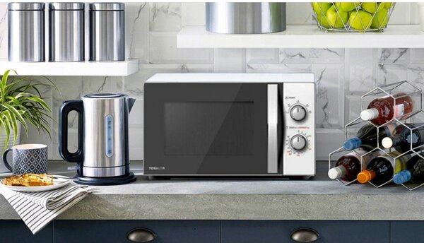 Toshiba Forno Microonde Combinato con Grill Capacit 20 Litri Potenza 800 Watt colore Bianco - MW-MG20PWH